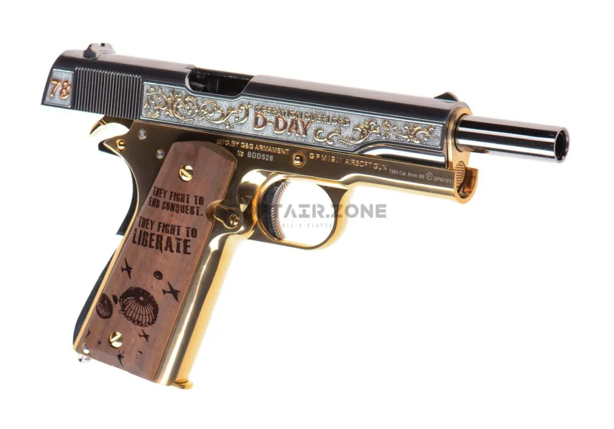 G&G GPM 1911 D-Day Limited Edition GBB inkl. Waffenkiste